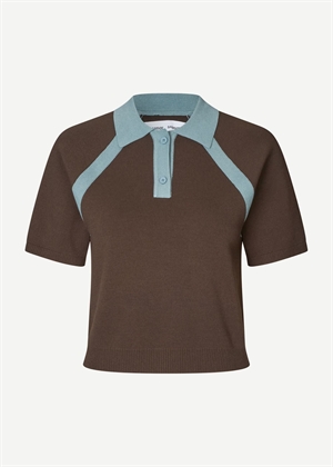 Sasimona polo bluse Mulch Samsøe